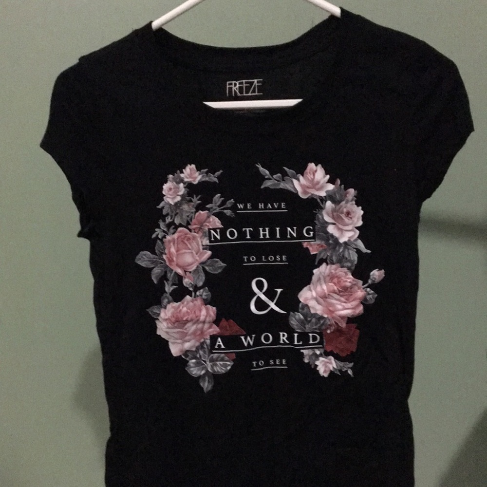Black Graphic T-shirt